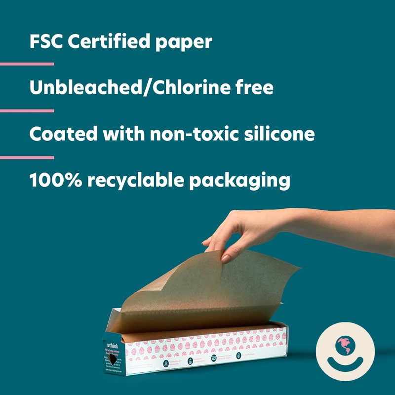 for good: Parchment Paper, 24 Half Sheets – Pre-Cut Brown