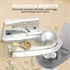 Goreks Trailer Safety Coupler Pin, Square PTO Pin ¼ Inch