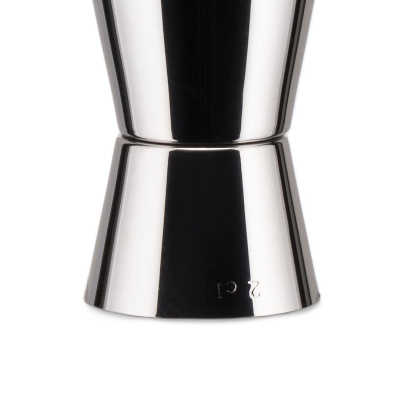Alessi Cocktail Maßnahme, Edelstahl, Silber, 28 x 4.5 x 17