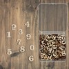 GroveEss 100PCS Wooden Number Embellishment,Number 0 to 9 DIY Art