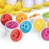 12pcs Kids Color Matching Egg Set Number Recognition Egg Pairing