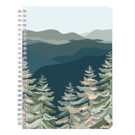 Clairefontaine La Vie en Vosges 83492C Notebook with Double Spiral DIN A5 14.8 x 21 cm 74 Sheets Lined Assorted Designs Pack of 1