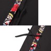 Unisex 3/4 Sleeve Black Sushi Chef Coat Kimono Cardigan Japanese