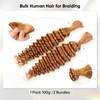 Human Braiding Hair 22 Inch 100g Honey Blonde Deep Wave