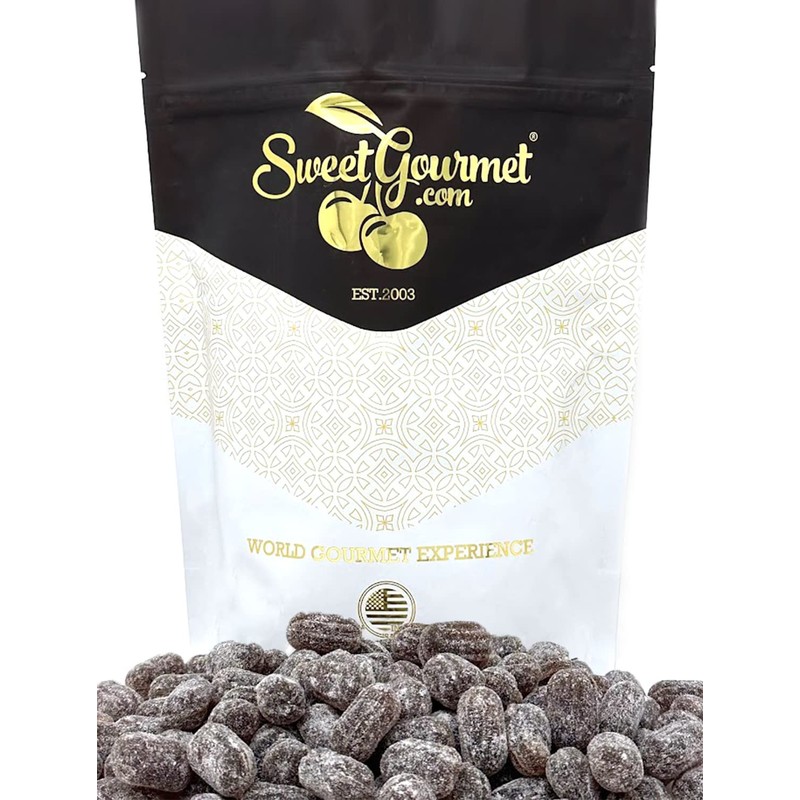 SweetGourmet Natural Sanded Horehound Drops | Old-Fashioned Hard Candy Bulk