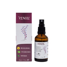 Venoil - Cooling Massage Oil, Swollen and Aching Legs - Refreshing and Invigorating Effect - 100% Naturalic