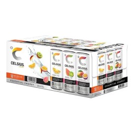 Celsius Essential Energy Sparkling Variety Pack (18 Pk.)                                                                                              