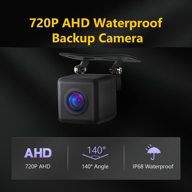 Unifizz A0125 Car Backup Camera Wide Angle 140°- Compatible with