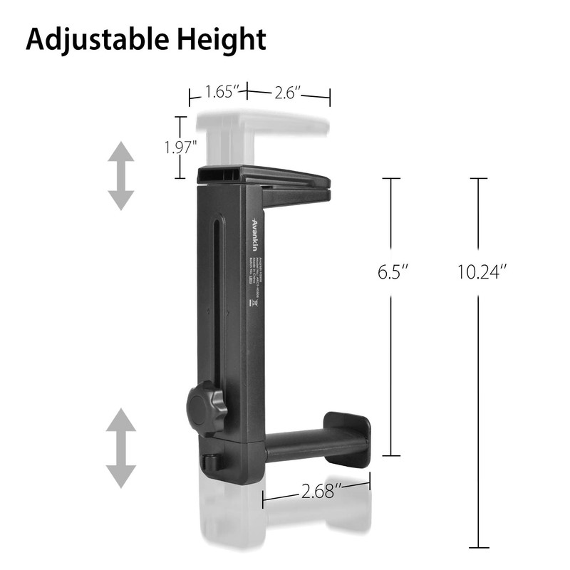 NEETTO HS906 2-in-1 Headphone Stand & Stand, Top & Bottom