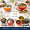 Set Of 6 Colorful Ceramic Small Bowls, Bohemian Style Snack,