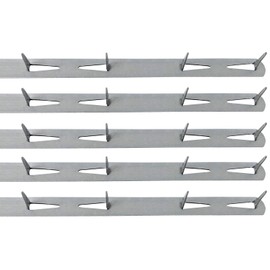 House2Home 17" Upholstery Metal Tack Strips, Fabric Reupholstery Supplies for Furniture, Couch, Chair, and Sofa, Includes Instructions, 5-Pack