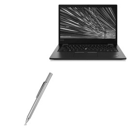 BoxWave Stylus Pen Compatible with Lenovo ThinkPad L13 Yoga 2-in-1 Gen 2 (13.3 in) - FineTouch Capacitive Stylus, Super Precise Stylus Pen - Metallic Silver