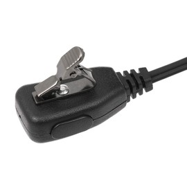 Walkie Talkie Heaphones Acoustic Air Tube Earpiece Headset with Big Mic PTT for Motorola Two Way Radio Walkie Talkie 2 Pin M BBZY