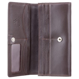 Visconti Heritage 35 Soft Leather Large Ladies Purse Wallet (Brown)