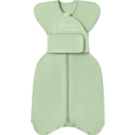 Slumber Buddy Swaddles for Newborns 0-3 Months, Newborn Preemie Transitional Zip Up Swaddle Blanket for Baby Girl Boy, Infant Cocoon 1.0 TOG with Arms, Baby Sleep Bag