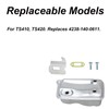 Schalldämpfer und Dichtungssatz Ersatz für TS410, TS420, Ersetzt 4238-140-0611