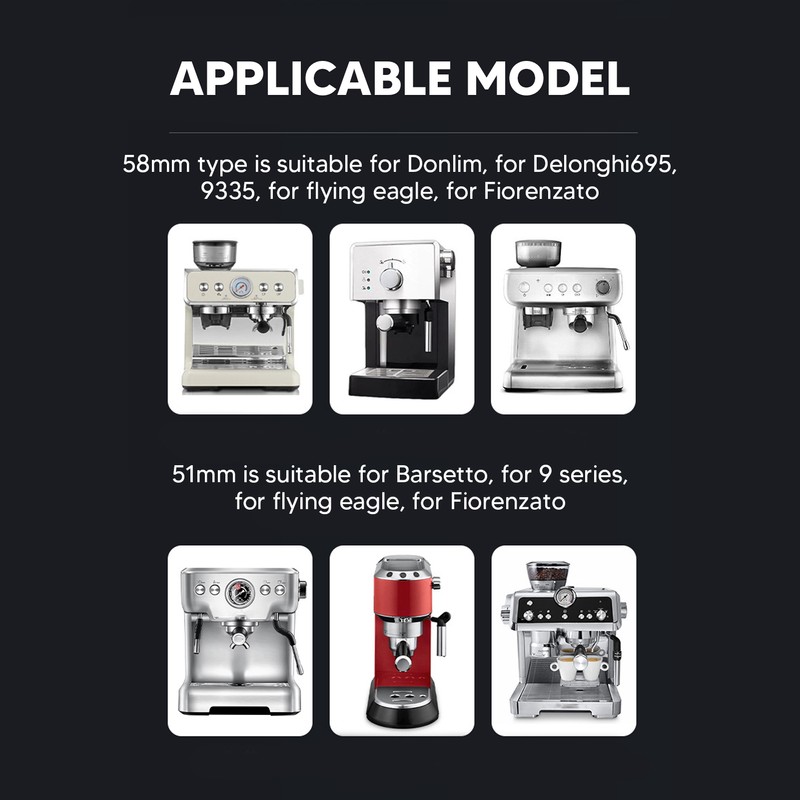 Coffee Dosing Cup Aluminum Alloy Coffee Making Machine Bean Grinder