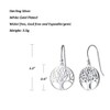 Agvana Sterling Silver Tree of Life Earrings for Women Family