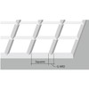Evergreen 70EG4502 Scale Model Plastic Sheet Tile Deep Groove Type,
