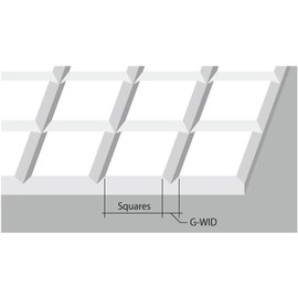 Evergreen 70EG4502 Scale Model Plastic Sheet Tile Deep Groove Type, Tile Size 0.08 x 0.08 inches (2.1 x 2.1 mm), Groove Width 0.02 inches (0.42 mm), Pack of 1, Model Material