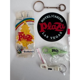 Lot of 10 Vintage Union Plaza Las Vegas Casino Souvenirs Air Freshener Decal