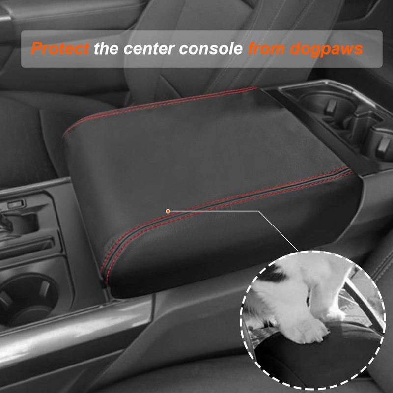 DEYTOP Center Console Cover for Ford F150 2021 2022-2026 Accessories