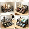 Uniqcovosa 2 Tier Tea Bag Organizer and Storage - 8