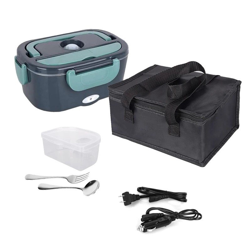 Zummy Electric Dual Function Heating Lunchbox with Leak Proof Seal