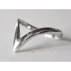 Sovats Chevron Thumb Ring For Women 925 Sterling Silver Rhodium