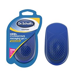 Dr. Scholl's Ball of Foot & Heel Cushions Bundle - 1 Pair High Heel Stoppers & Women's 6-10 Massaging Gel Heel Pads