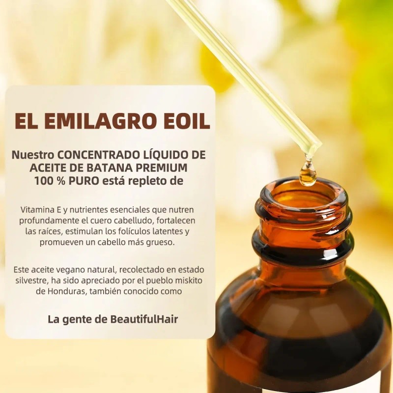 Aceite De Batana For El Crecimiento Del Cabello Con 60ml