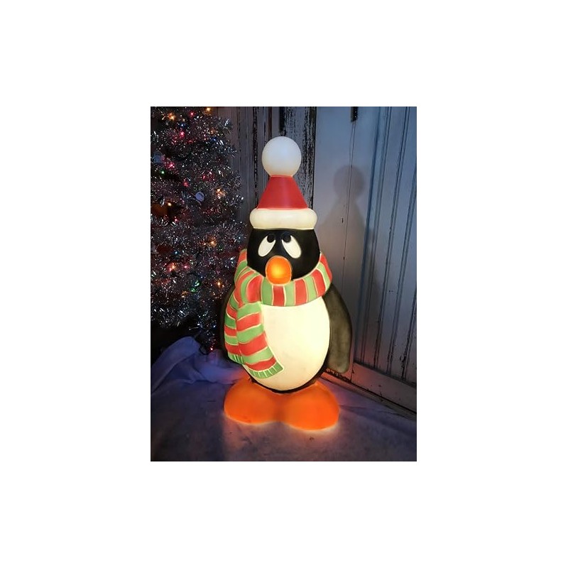 Blow Mold Chilly Willy Penguin Light Up