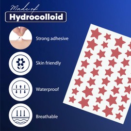 NC NATURAL CURES Hydrocolloid Super Pimple Patches - Ultra-Thin, Fun Acne Spot for Blemishes and Zits - Overnight Magic for Clearer Skin