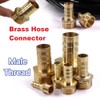 MiJunHD 2PCS Brass Reducer Connector | 6mm Hose Barb Tail