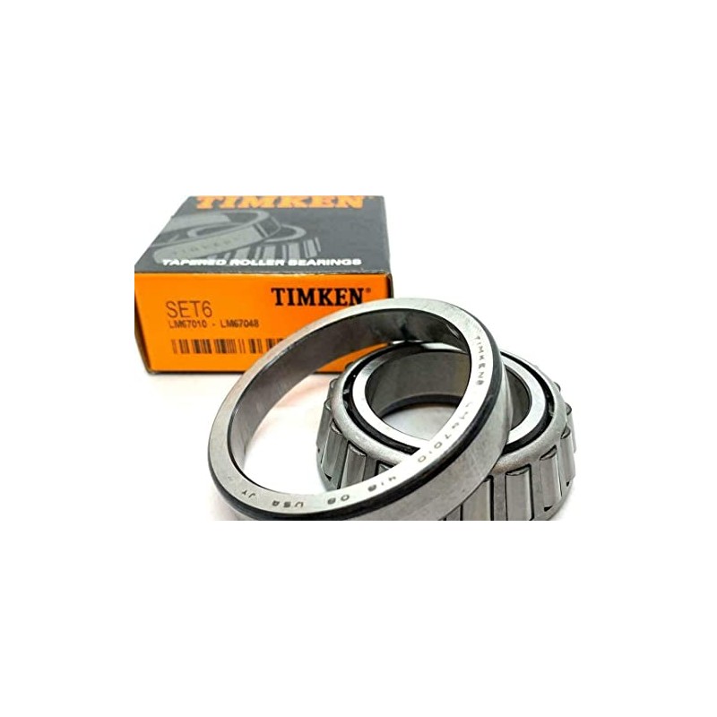 TIMKEN LM67048/LM67010 1-1/4" Bore Tapered Roller Wheel Bearing Set A6