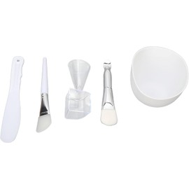 Juego de Cuencos para Mezclar Mascarillas, 5 uds., Herramienta para Mascarillas Faciales DIY, Cepillo de Silicona, Cepillo de Cerdas s, Tazón para Mezclar, Espátula, Juego de