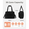 Puffer Cooler Bag 35 Cans Insulated Soft Cooler for Women