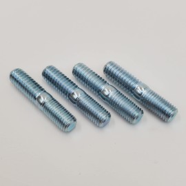 Exhaust Manifold/Header Bolt Studs for 1984-1999 Harley Big Twin Evolution, 1986+ Evolution Sportster & 1999-2017 Twin Cam Engines (Pack of 4) 5/16-24 & 5/16-18 Thread Pitch - Replaces HD# 16715-83