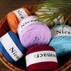 Niceemacra Crochet & Knitting Yarn for Beginners 1.5mm x 150m,100%