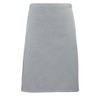 Premier work wear ‘Colours’ mid length apron for bistro/bar/catering/kitchen PR151 - Silver - One Size