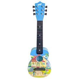 Bluey 21" Kids Guitar - Small Plastic Portable Learn to Play Guitar Musical Education Learning Toy for Toddlers and Preschoolers