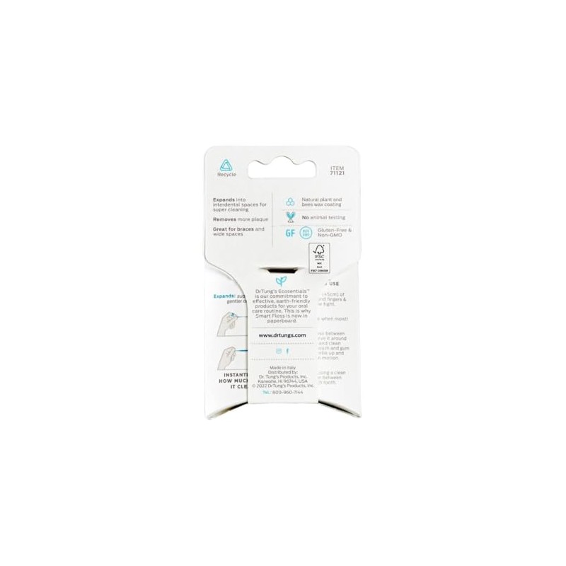Dr. Tungs Smart Floss, 30 yds, Natural Cardamom Flavor 1