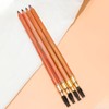 4pcs Eyebrow Pencil Double Head Eyebrow Makeup Pen Wood Handle