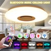 HOREVO Led Music Ceiling Light with Bluetooth Speaker 36W 20