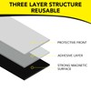 DIYMAG Magnetic Adhesive Sheets, |4" x 6"|, 10 Pack Cuttable,