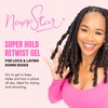 NappStar Super Hold Retwist Gel in Pink, Strong Hold for