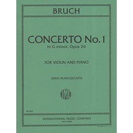 International Music Co. Bruch Concerto No. 1 in G minor, Opus 26 (Violin and Piano)