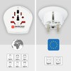 SKROSS Country Travel Adapter - World to Europe - white