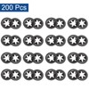 uxcell 200pcs Internal Tooth Washers M3 Push on Retaining Clips