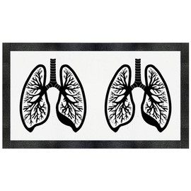 'Human Lungs' Pet Feeding Mat (PM00023779)